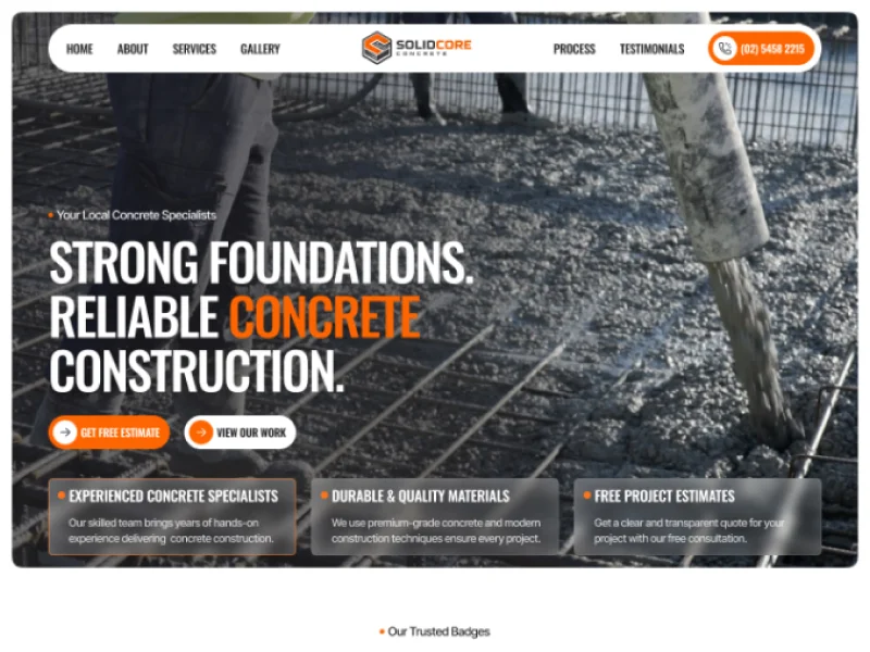 Sold Core Concrete
