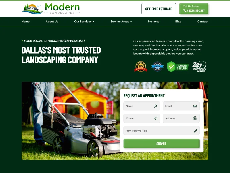 Modern Landscaping Service