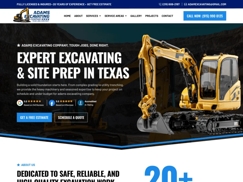 Adams Excavating Company
